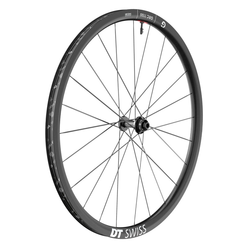 DT Swiss GRC 1100 DICUT 30 Front Wheel – 700 12 x100mm CenterLock Black