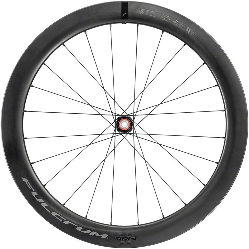 Fulcrum WIND 57 Front Wheel – 700 12 x 100mm Center-Lock Black