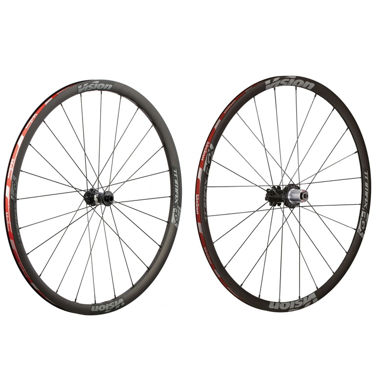 Vision TriMax AGX i23 Wheelset – 700 12 x 100/142mm Center-Lock HG 11 Black