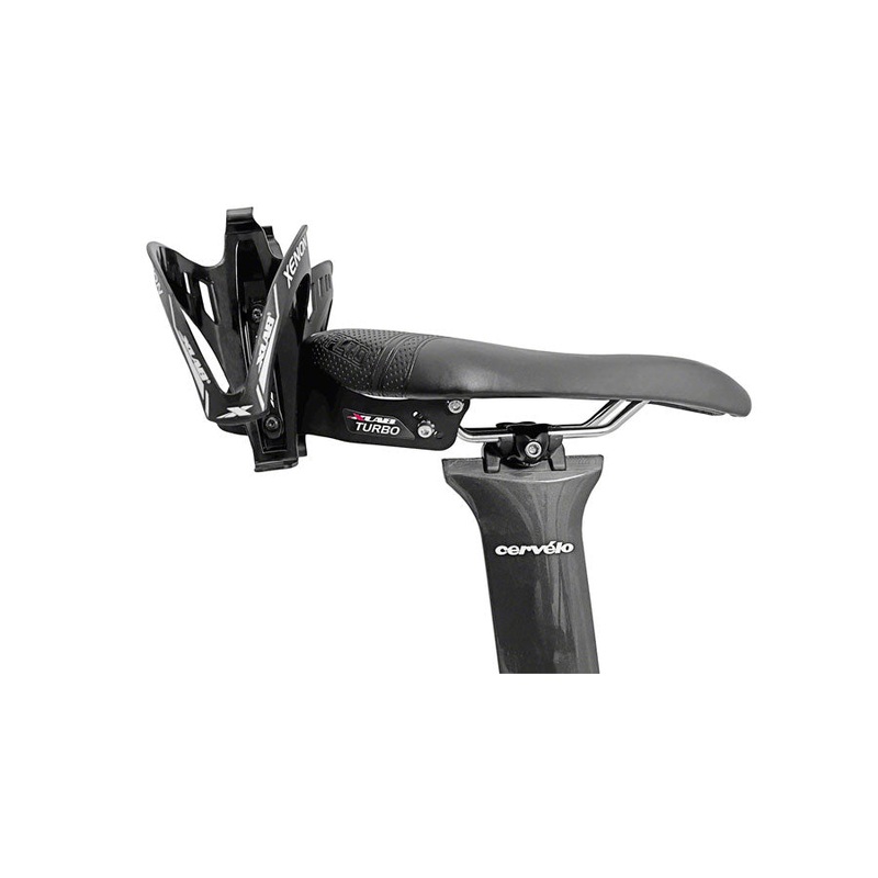 XLAB Turbo Wing w/ Xenon Cages Saddle Mounted Dual Water Bottle Carrier System