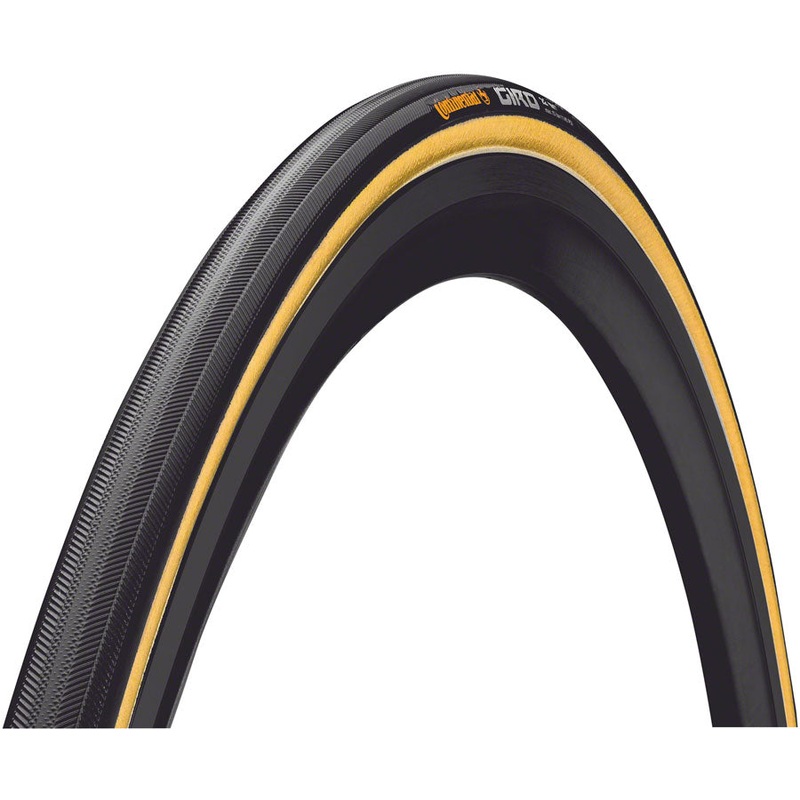 Continental Giro Tire – 700 x 22 Tubular Folding BLK/Transparent Performance