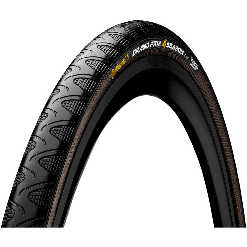 Continental Grand Prix 4-Season Tire – 700 x 32 Clincher Folding BLK Vectran Breaker DuraSkin