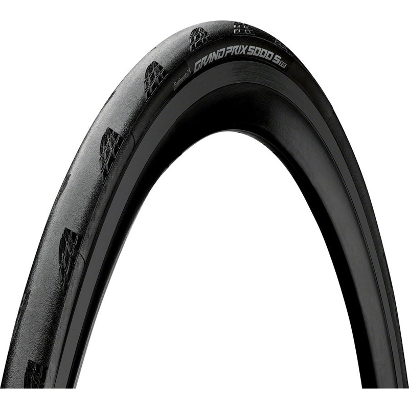 Continental Grand Prix 5000 S TR Tire – 700 x 32 Tubeless Folding BLK BLKChili Vectran Breaker LazerGrip ACT
