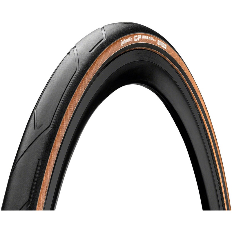 Continental Grand Prix Urban Tire – 700 x 35 Clincher Folding BLK/Reflex/Coffee BLKChili PolyX Breaker