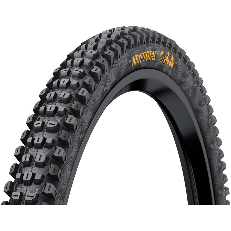 Continental Kryptotal Front Tire – 27.5 x 2.40 Tubeless Folding BLK Super Soft Downhill Casing E25