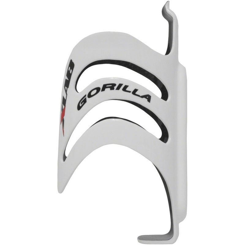 XLAB Gorilla HG Water Bottle Cage: White/Black
