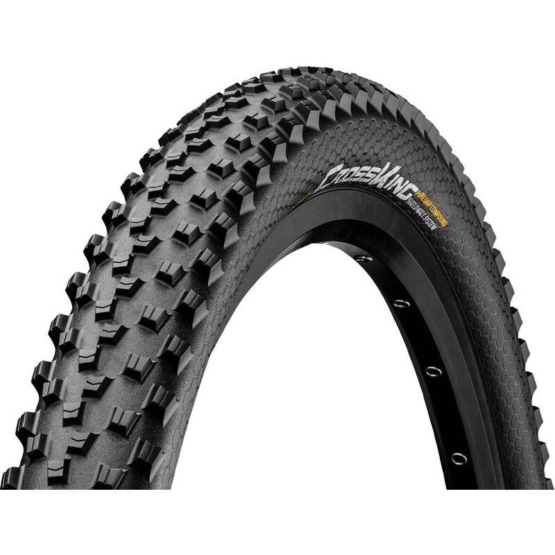 Continental Cross King Tire – 27.5 x 2.80 Tubeless Folding BLK PureGrip ShieldWall System E25