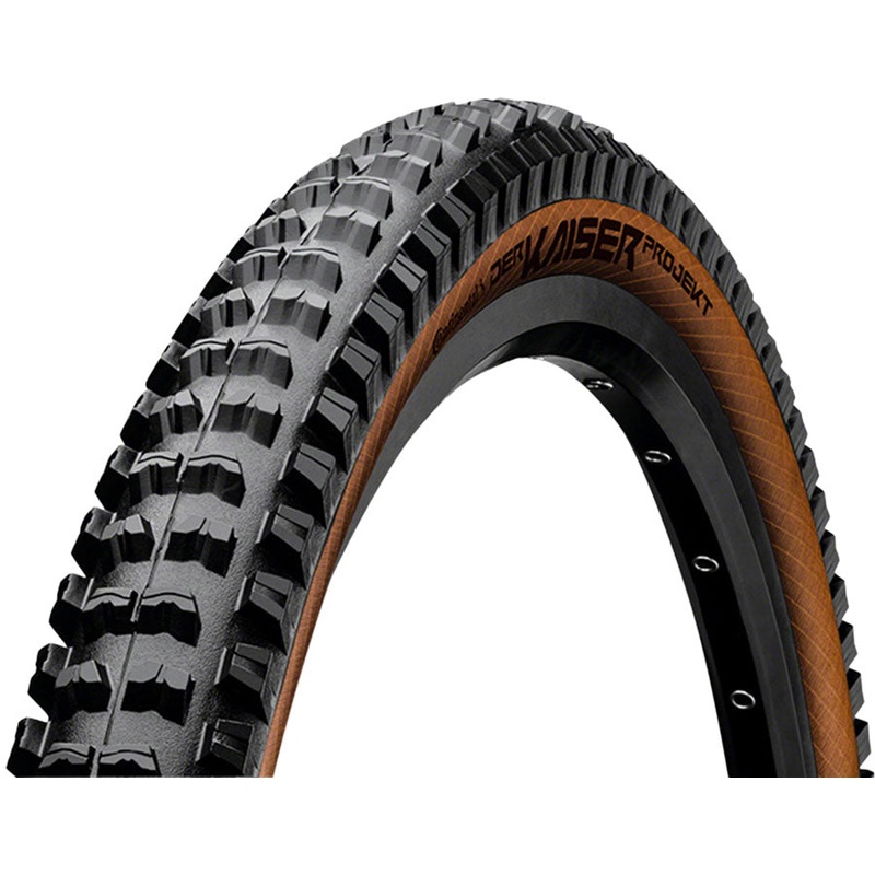 Continental Der Kaiser Projekt Tire – 29 x 2.40 Clincher Folding BLK/Amber ProTection Apex