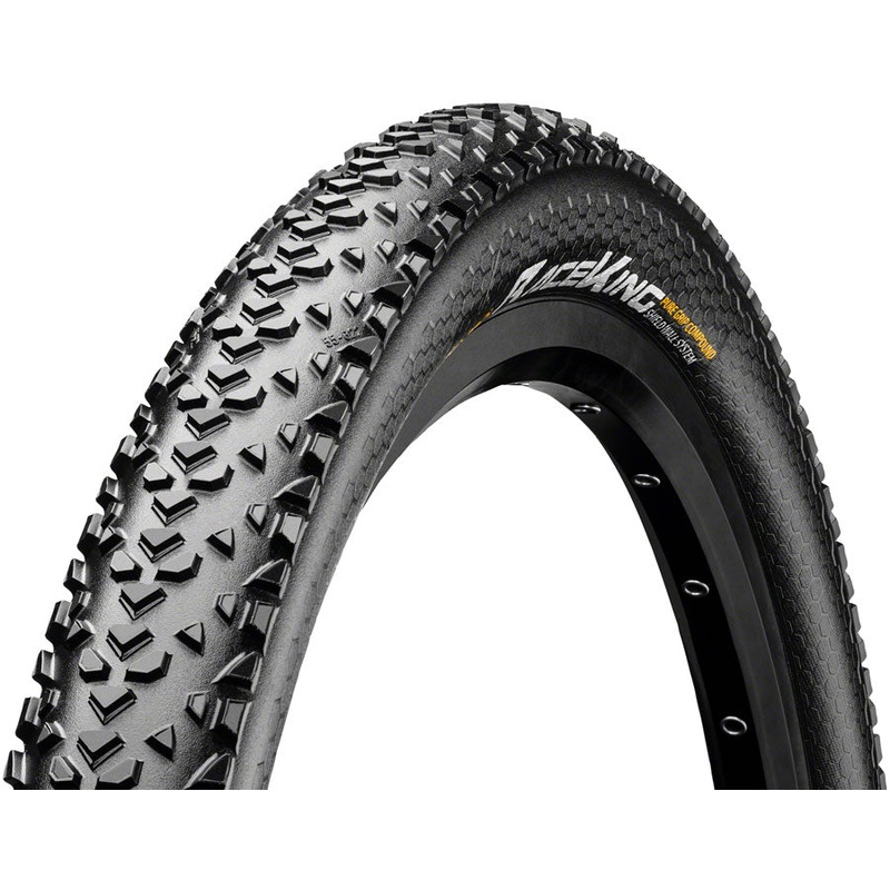 Continental Race King Tire – 26 x 2.20 Tubeless Folding BLK PureGrip ShieldWall System E25