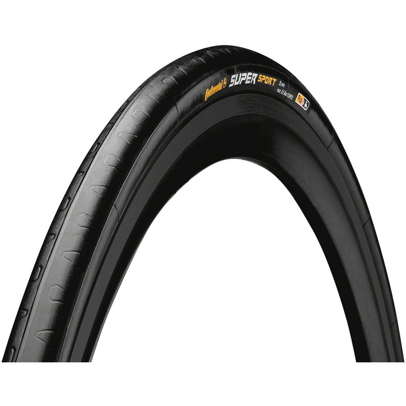 Continental Super Sport Plus Tire – 700 x 23 Clincher Folding BLK Plus Breaker