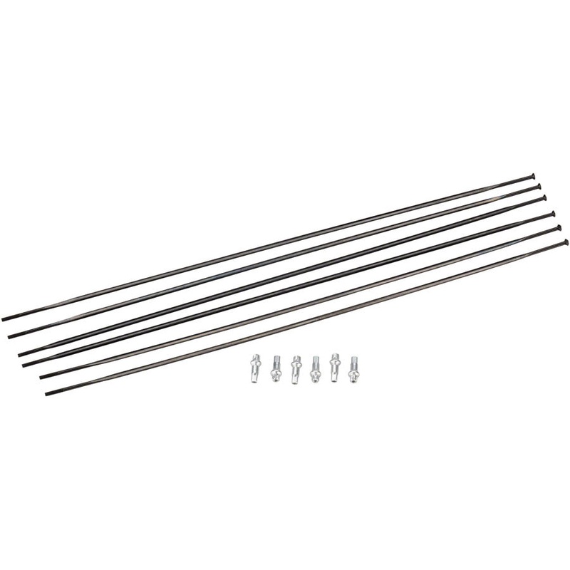 DT Swiss PR1600 DiCut 21 DB Spoke Kit: Front & Rear Black