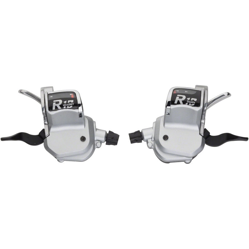 microSHIFT R10 Trigger Shifter Set 10-Speed Road Double Optical Indicator Shimano Compatible