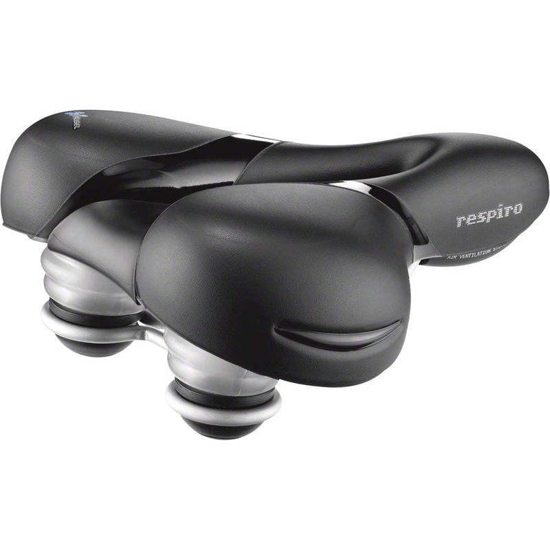 Selle Royal Respiro Saddle -Steel Black Relaxed