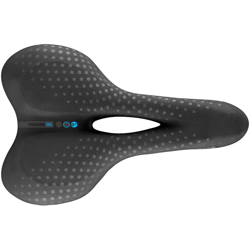 Selle San Marco Trekking Open-Fit Gel Saddle – Steel Black Mens Small