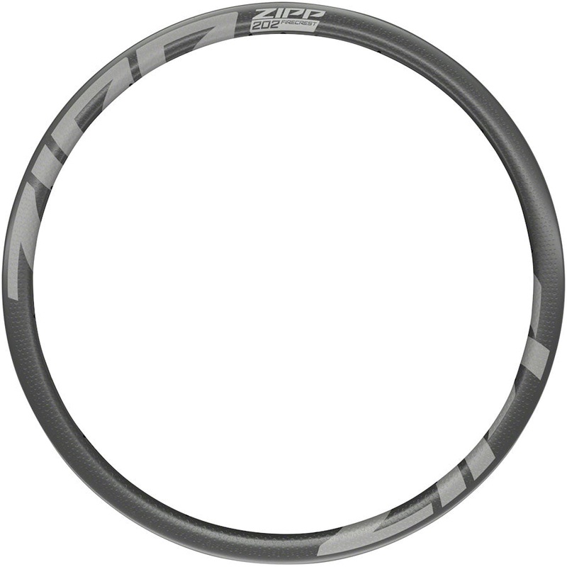 Zipp 202 Firecrest Carbon Rim – 700 Disc Brake Matte Carbon 24H Front/Rear