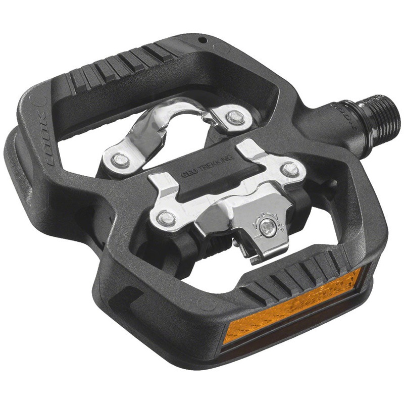 LOOK GEO TREKKING Pedals – Single Side Clipless Platform Chromoly 9/16″ BLK