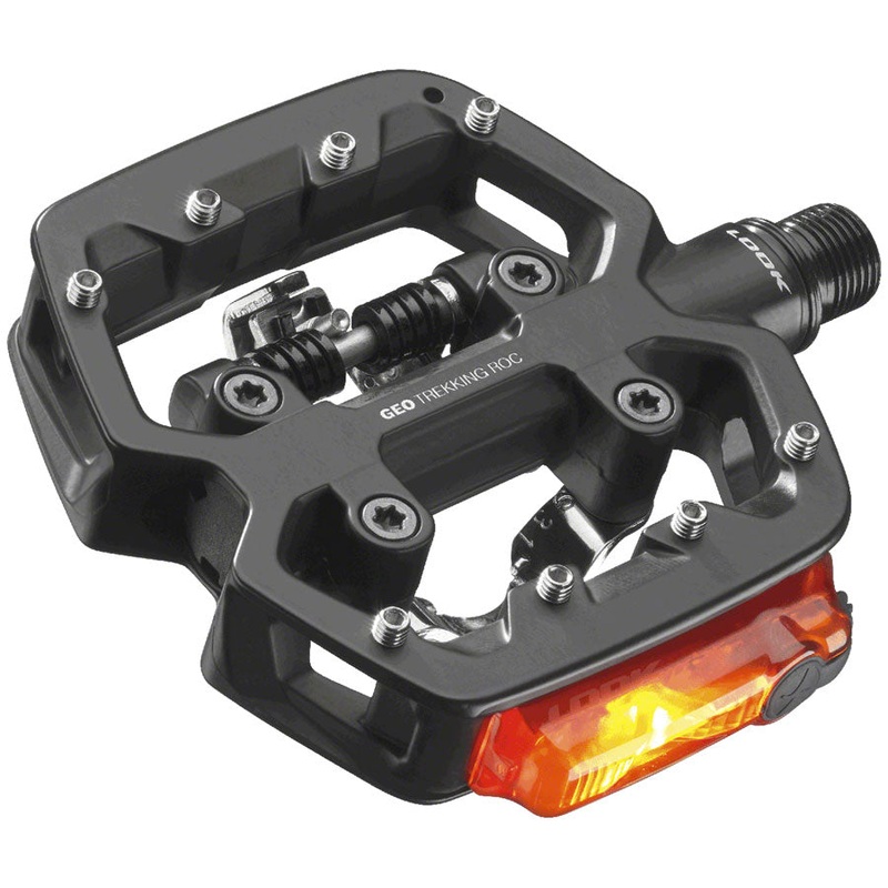 LOOK GEO TREKKING ROC VISION Pedals – Single Side Clipless Platform Chromoly 9/16″ BLK