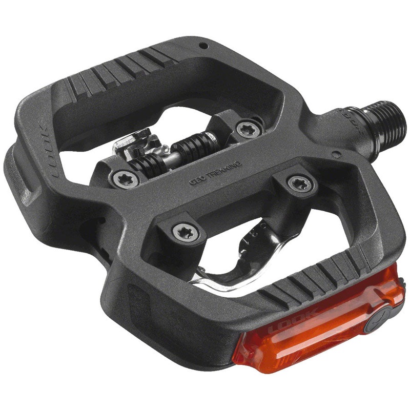 LOOK GEO TREKKING VISION Pedals – Single Side Clipless Platform Chromoly 9/16″ BLK