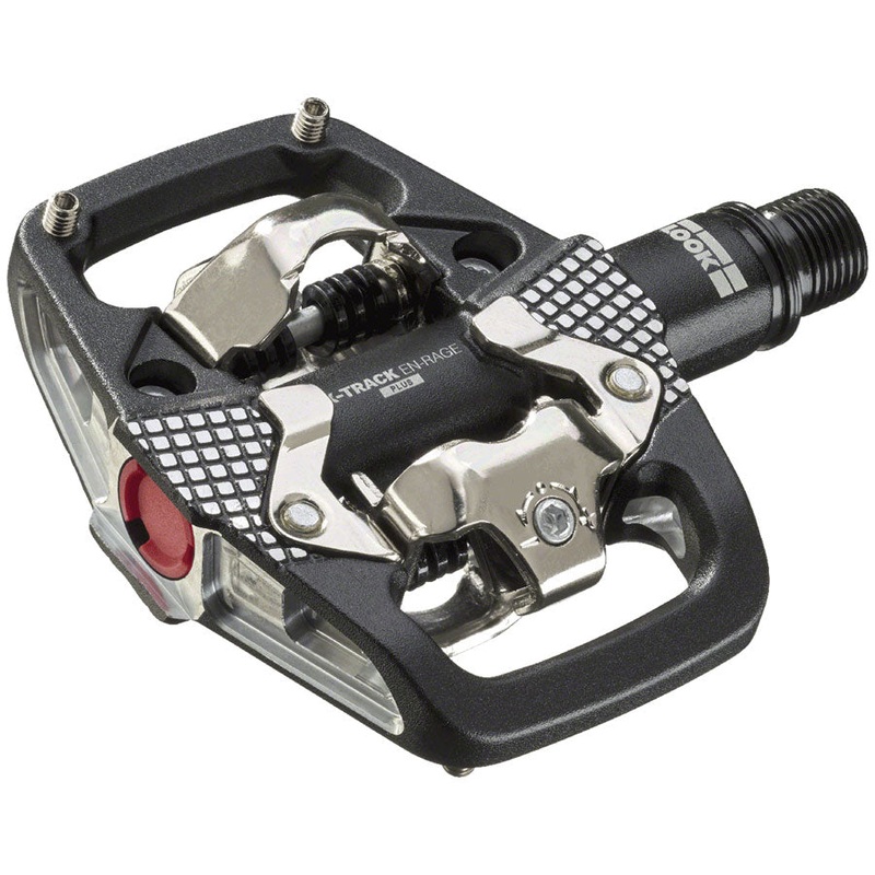 LOOK X-TRACK EN-RAGE PLUS Pedals – Dual Sided Clipless Platform Chromoly 9/16″ BLK