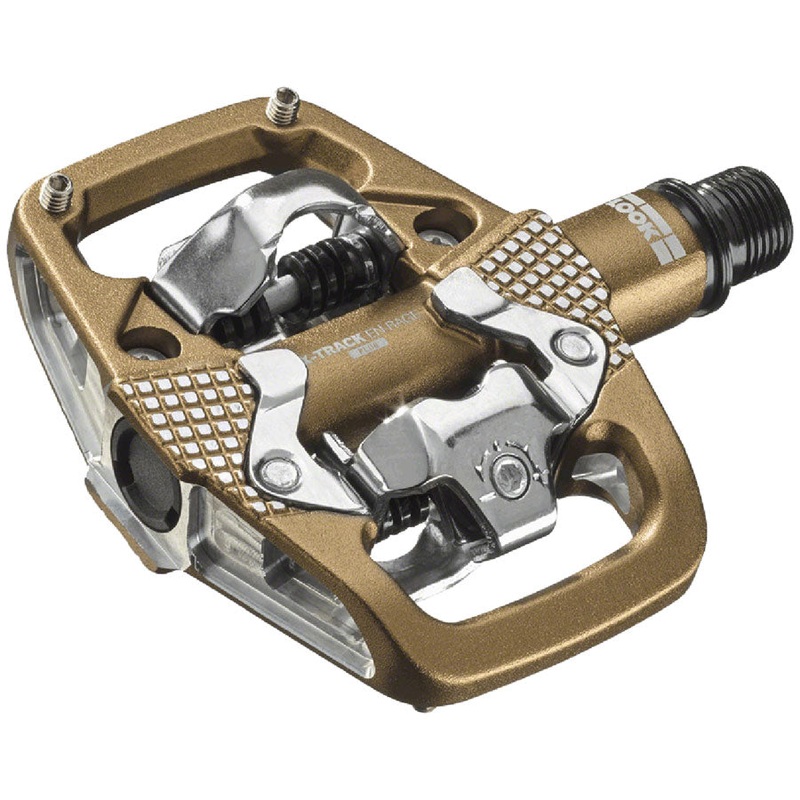 LOOK X-TRACK EN-RAGE PLUS Pedals – Dual Sided Clipless Platform Chromoly 9/16″ Bronze