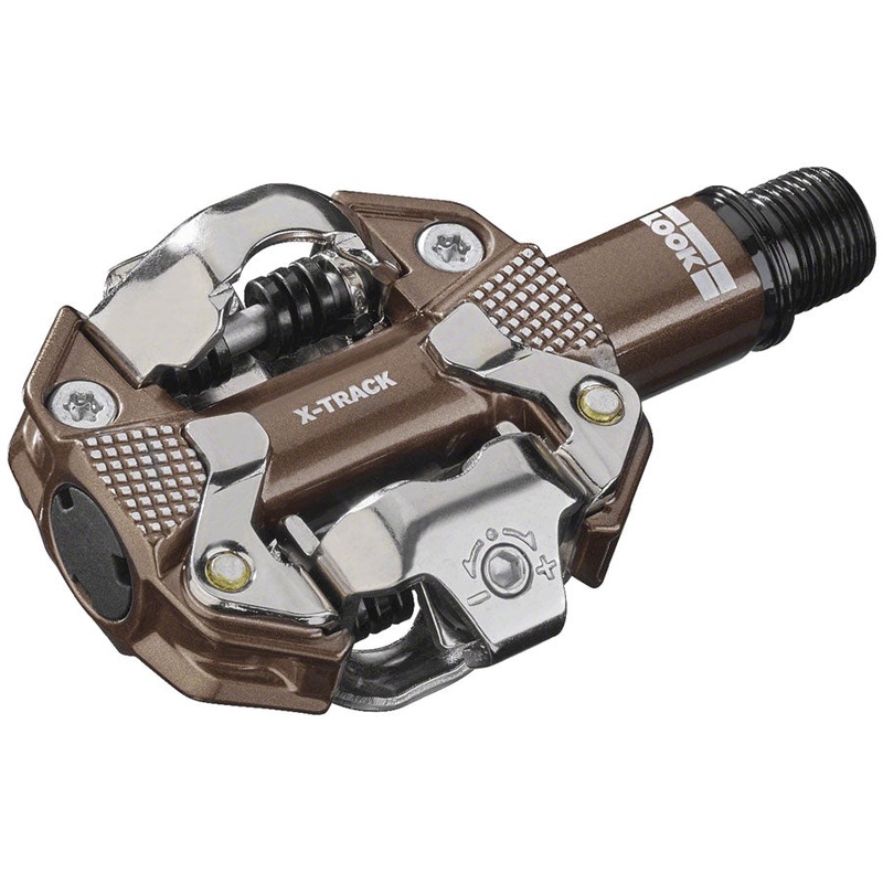 LOOK X-TRACK Pedals – Dual Sided Clipless Chromoly  9/16″ Gravel Edition