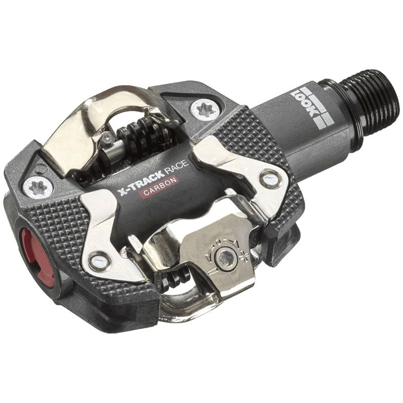LOOK X-TRACK RACE CARBON Pedals – Dual Sided Clipless Chromoly 9/16″ Black