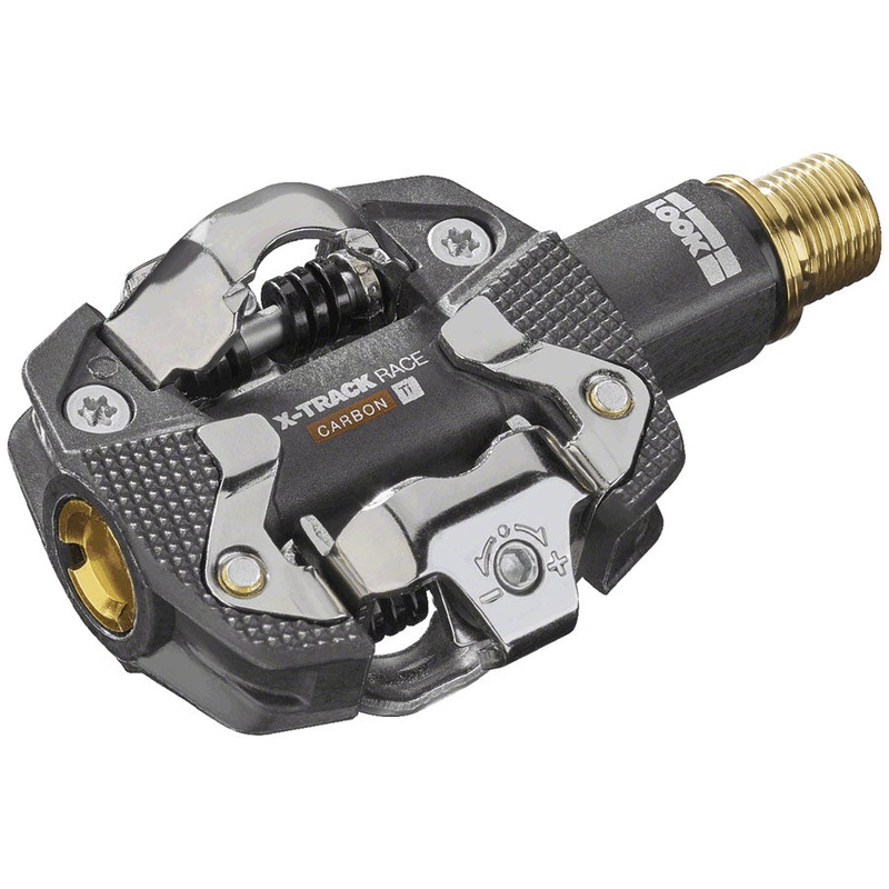 LOOK X-TRACK RACE CARBON Ti Pedals – Dual Sided Clipless Titanium 9/16″ BLK
