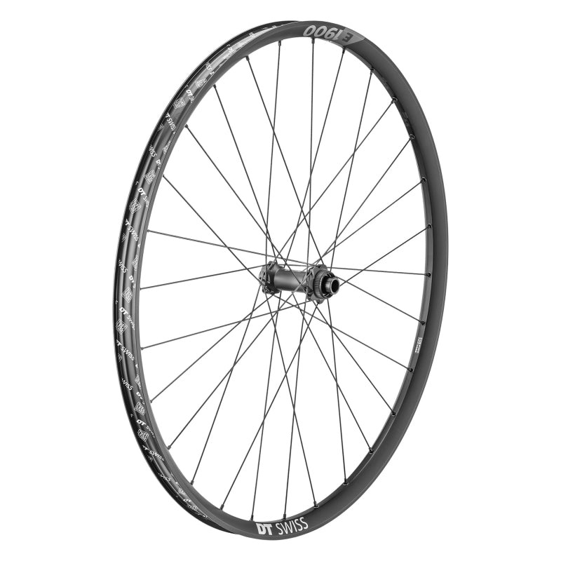 DT Swiss E 1900 Spline 30 Front Wheel – 29″ 15 x 110mm Center-Lock Black