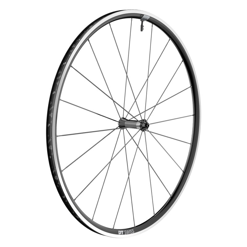 DT Swiss P 1800 Spline Front Wheel – 700 QR x 100mm Rim Brake Black
