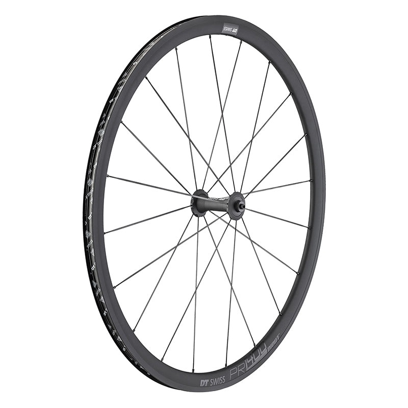 DT Swiss PR 1400 DICUT OXiC Front Wheel – 700 QR x 100mm Rim Brake BLK 32mm