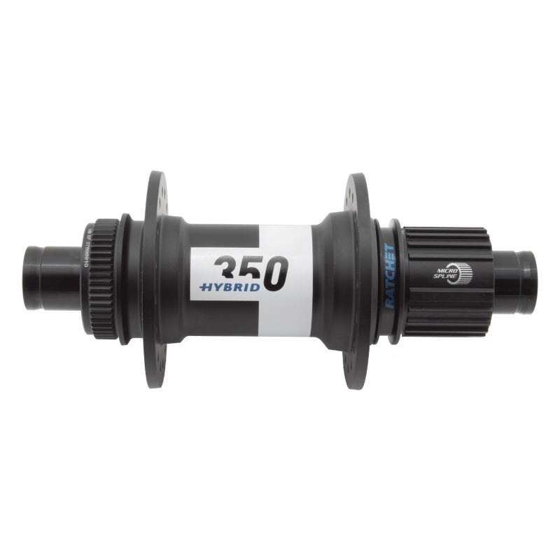 DT Swiss 350 Hybrid Rear Hub – 12 x 148mm Center-Lock Micro Spline BLK 32h 24pt