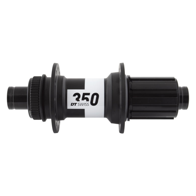 DT Swiss 350 Rear Hub – 12 x 142mm Center-Lock HG11 Road Black 24H 36pt