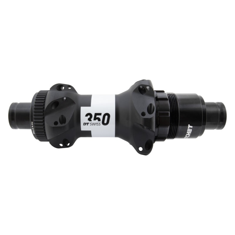DT Swiss 350 Rear Hub – 12 x 142mm Center-Lock XDR BLK 24H Straightpull 36pt