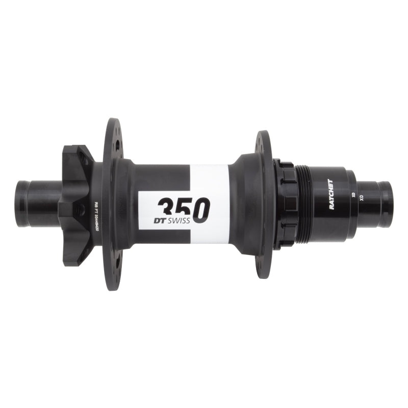 DT Swiss 350 Rear Hub – 12 x 148mm 6-Bolt XD Black 28H 36pt