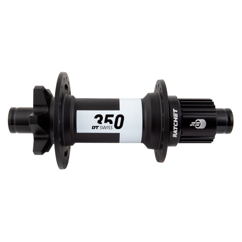 DT Swiss 350 Rear Hub – 12 x 157mm 6-Bolt Micro Spline Black 32H 36pt