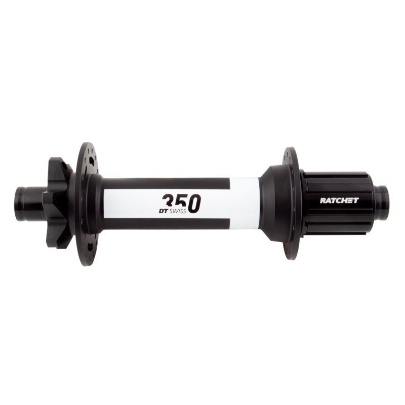 DT Swiss 350 Rear Hub – 12 x 197mm 6-Bolt HG11 MTN Black 32H 36pt