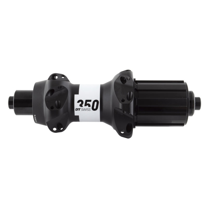 DT Swiss 350 Rear Hub – QR x 130mm Rim Brake HG11 Road BLK 24H Straightpull 36pt