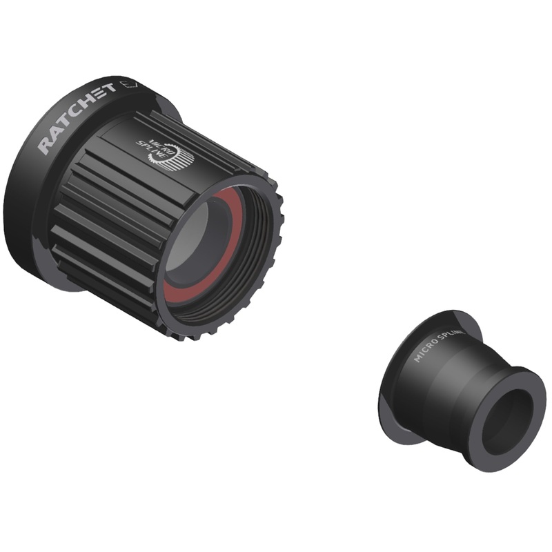 DT Swiss Ratchet EXP Freehub Body – Shimano Micro Spline Light Aluminum Sealed Bearing Kit w/ End Cap 12 x 142/148 mm