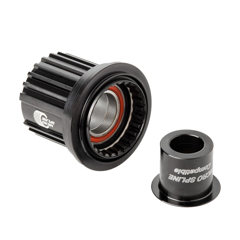 DT Swiss Ratchet Freehub Body – Shimano Micro Spline MTN Light Aluminum Sealed Bearing Kit w/ End Cap 12 x 142/148 mm