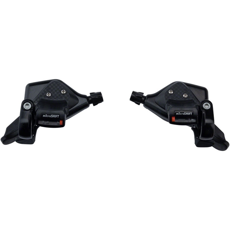 microSHIFT TS71 Thumb Tap Shifter Set 7-Speed Triple Optical Gear Indicator Shimano Compatible
