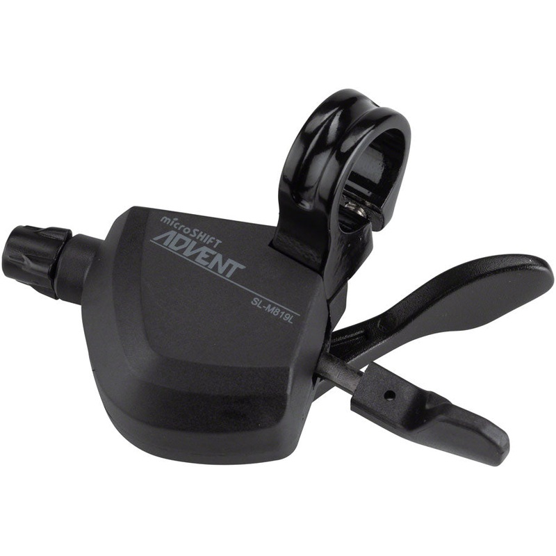 microSHIFT ADVENT Xpress Left Trigger Shifter – Double Shifter 2×9 Speed MTB Front Derailleurs BLK