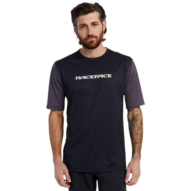 RaceFace Indy Jersey – Short Sleeve Mens Charcoal Small