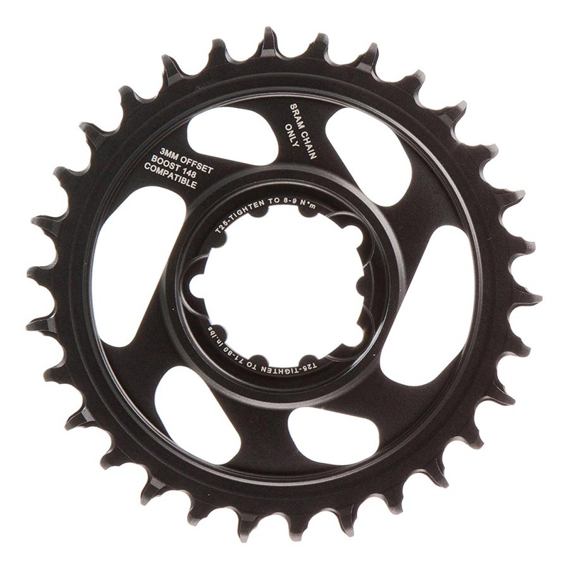 SRAM 30T X-Sync 2 Direct Mount Eagle Chainring 3mm Boost Offset Lunar Gray