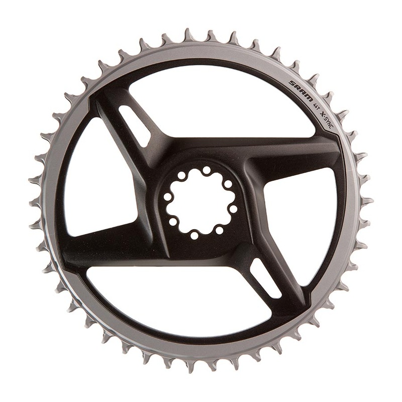 SRAM X-Sync Road Direct Mount Chainring RED/Force – 46t 12-Speed 8-Bolt Direct Mount Gray