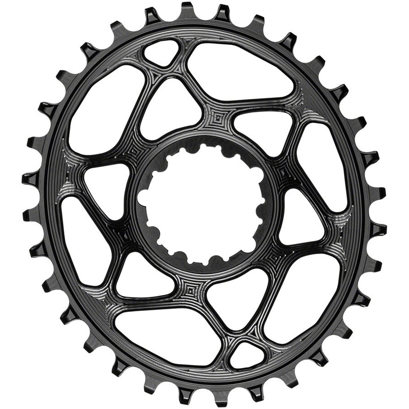 absoluteBLACK Oval Narrow-Wide Direct Mount Chainring – 32t SRAM 3-Bolt Direct Mount 3mm Offset BLK