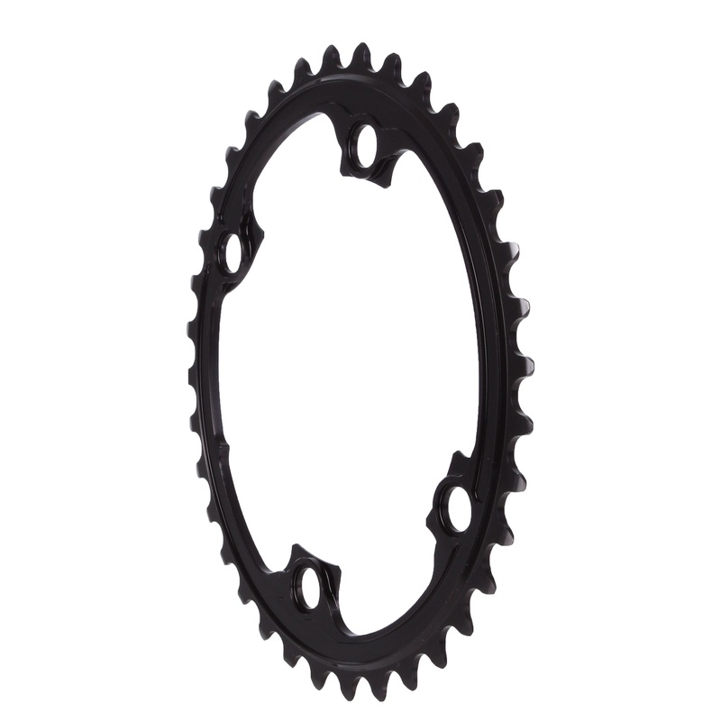 absoluteBLACK Premium Oval 110 BCD Road Inner Chainring Shimano Dura-Ace 9100 – 36t 110 Shimano Asymmetric BCD 4-Bolt BLK