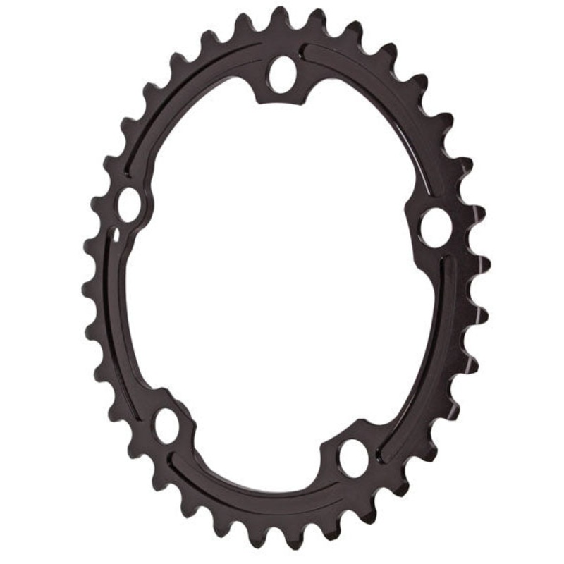 absoluteBLACK Premium Oval 110 BCD Road Inner Chainring SRAM – 34t 110 BCD 5-Bolt BLK