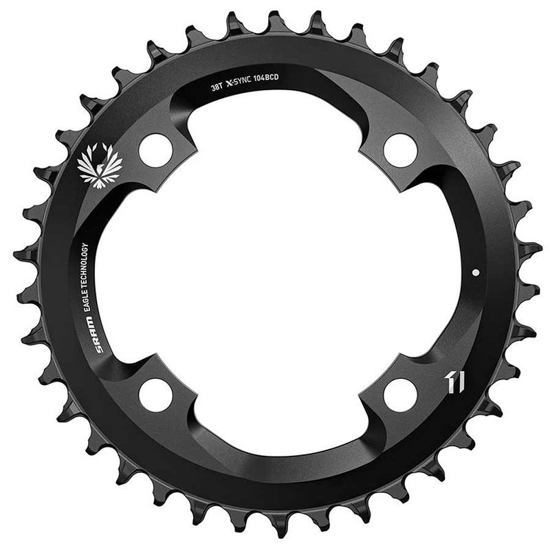 SRAM X-Sync 2 Eagle Chainring – 38 Tooth 104mm BCD 12-Speed Black