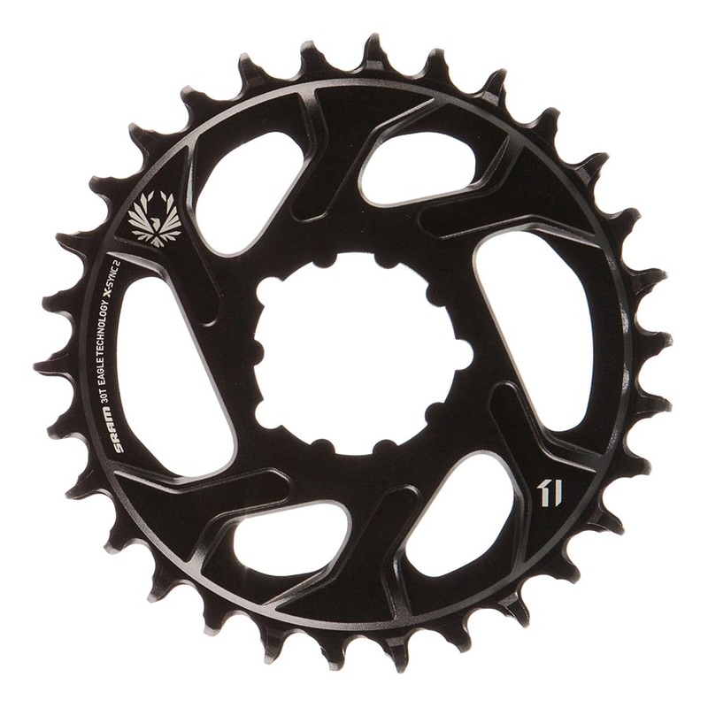 SRAM X-Sync 2 Eagle Direct Mount Chainring – 30 Tooth 3mm Boost Offset 12-Speed BLK
