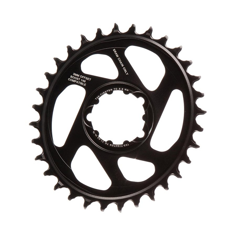SRAM X-Sync 2 Eagle Direct Mount Oval Chainring – 32 Tooth 3mm Boost Offset 12-Speed BLK